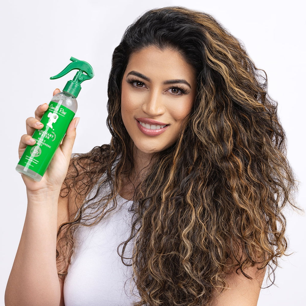 (2 pack) Camille Rose Rosemary Water Daily  Refresh & Hydrate Strengthening Mist Spray with Rosemary Oil & Peppermint Oil, 8oz